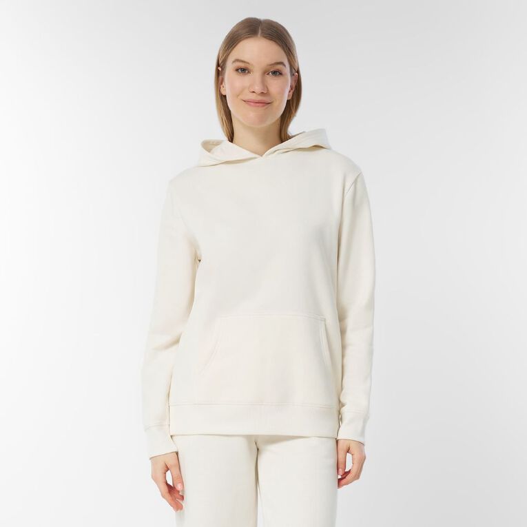 H&H Women's Essential Pullover Hoodie, Cream, hi-res
