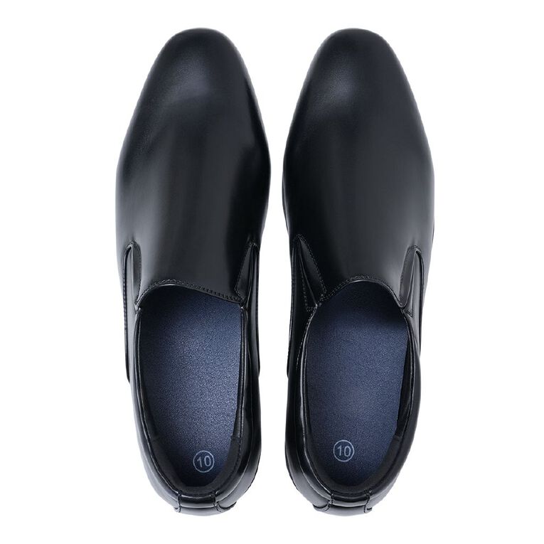 H&H Men's Tony Slip on Dress Shoes, Black, hi-res