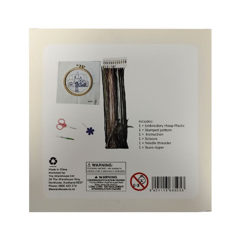 Uniti Craft Adults Embroidery Kit Cottage, , hi-res