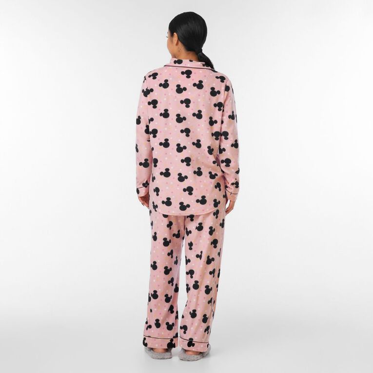 Disney Women's Fleece Pyjama Set, Pink Light, hi-res