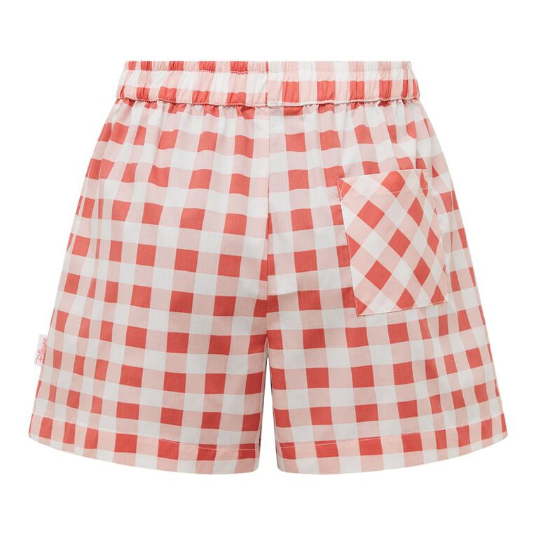 Winnie the Pooh Women's Woven Boxer Shorts, Red Mid, hi-res
