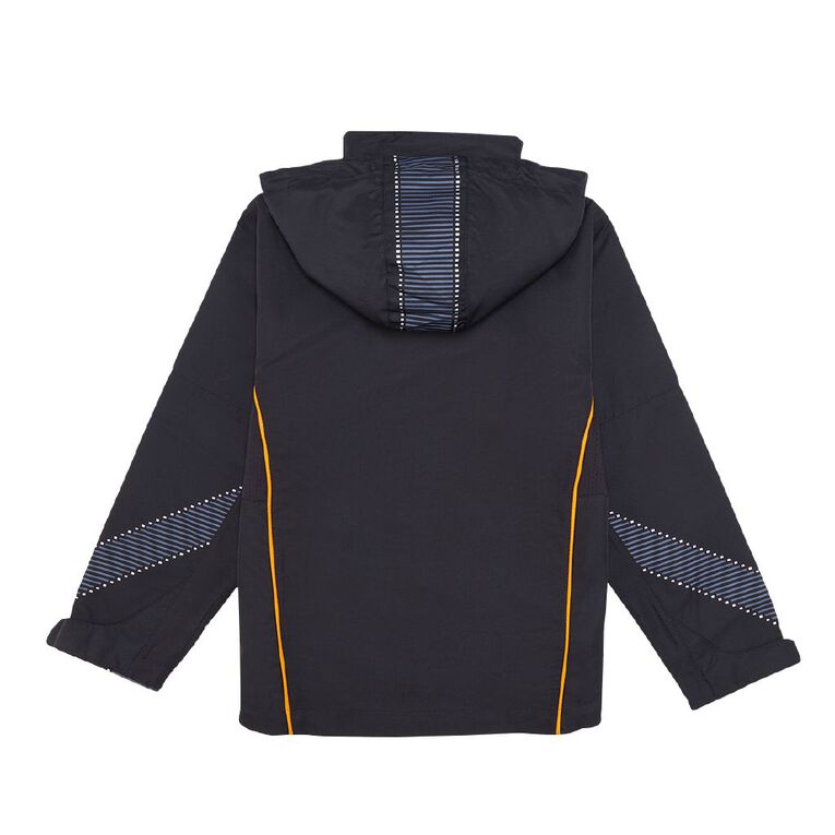 Schooltex Tainui Primary Jacket with Embroidery, Black/Gold, hi-res