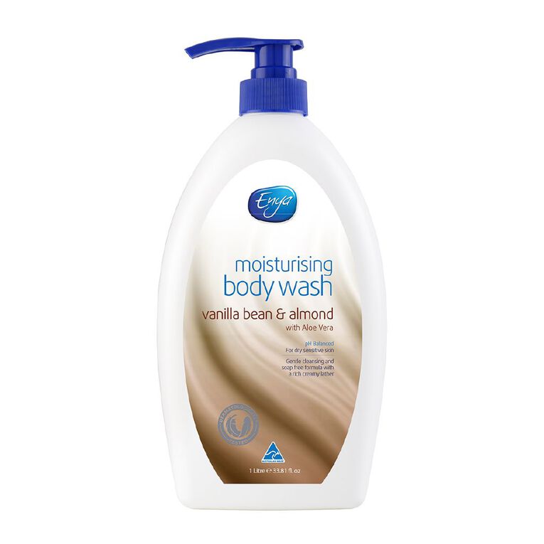 Enya Vanilla & Almond Bodywash 1L, , hi-res