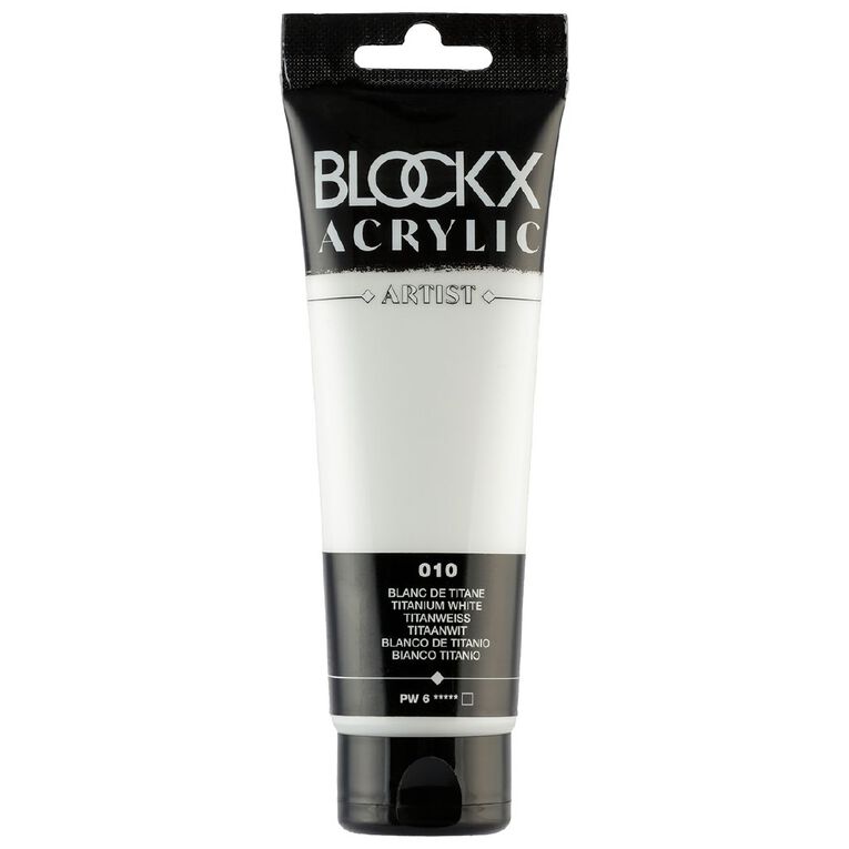 BLOCKX Acrylic Tube Titanium White 120ml, , hi-res