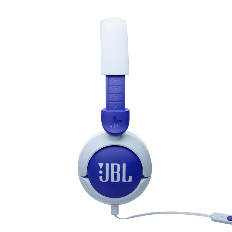 JBL Junior 320 Wired On-Ear Kids Headphones Blue, , hi-res