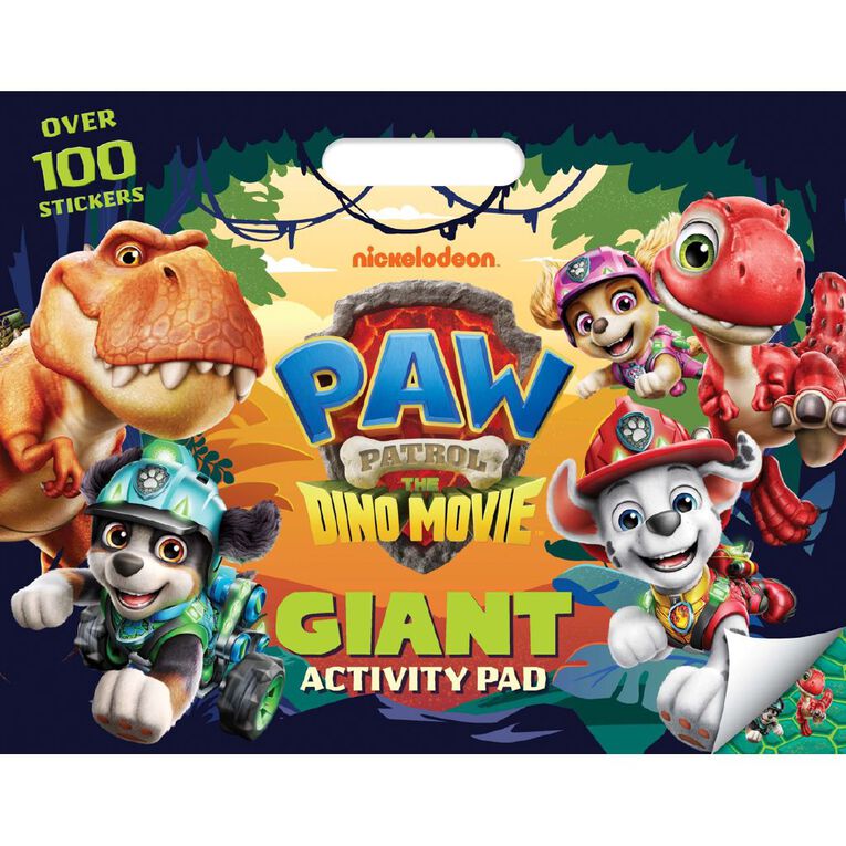 Paw Patrol: The Dino Movie Giant Activity Pad by Lake Press, , hi-res