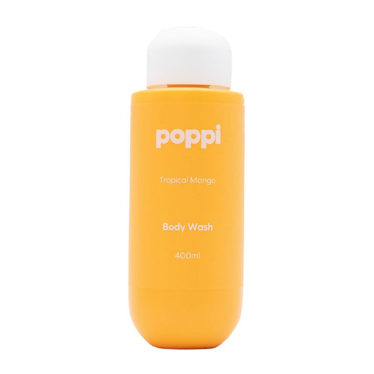 Poppi Body Wash Tropical Mango 400ml, , hi-res
