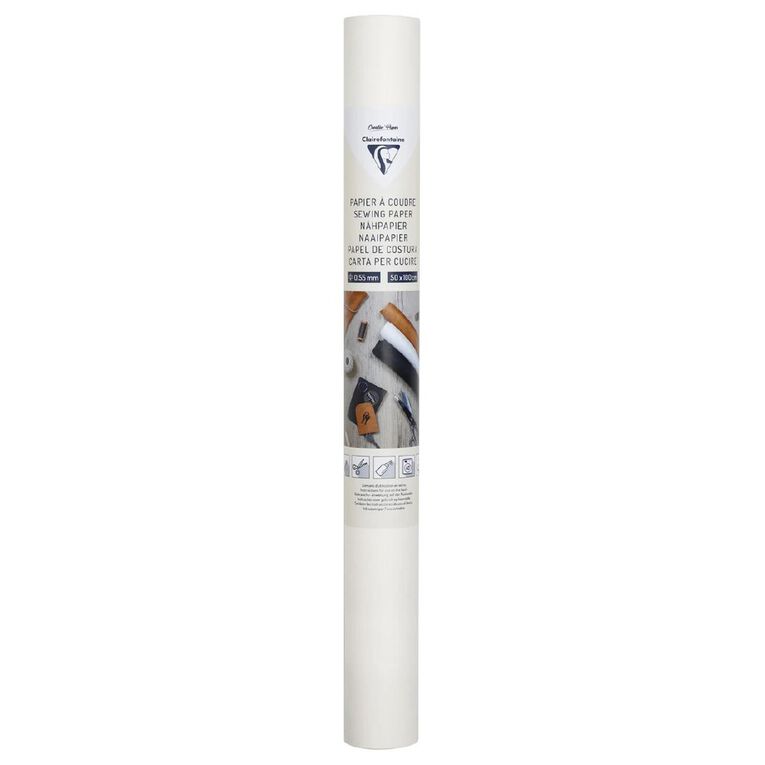 Clairefontaine Clairefontaine Sewing Paper 48 x 100cm White, , hi-res