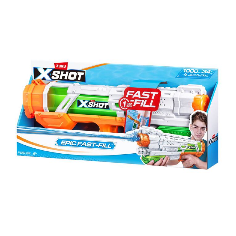 Zuru X-Shot Water Warfare Combo Pack Fast Fill Large Water Blaster, , hi-res