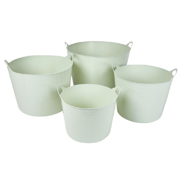 Living & Co Flexi Tub Green Light 60L, , hi-res
