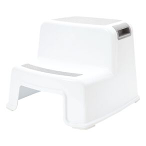 Babywise 2 Level Step Stool Grey/White