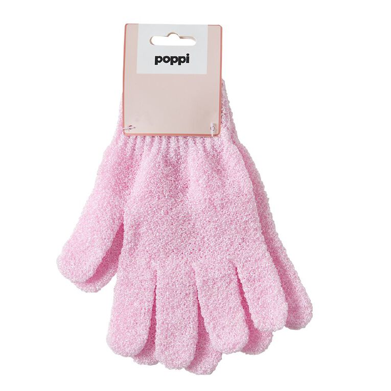 Poppi Shower Mitt Pink, , hi-res