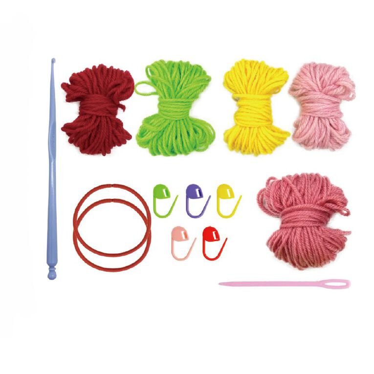 Uniti Craft Adults Crochet Kit Hair Tie Flower, , hi-res