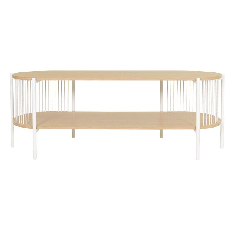 Living & Co Ezra Rope Entertainment Unit Natural, , hi-res