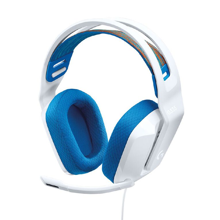 Logitech G335 Wired Gaming Headset White White, , hi-res