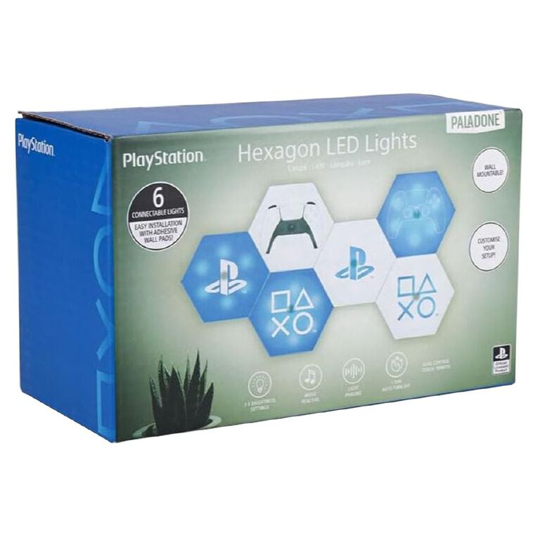 Paladone Playstation Hexagon Lights, , hi-res