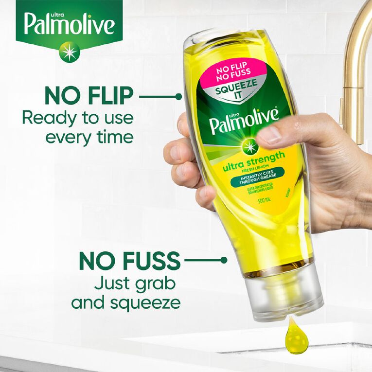 Palmolive Ultra Dishwashing Liquid Squeeze It Lemon 500ml, , hi-res