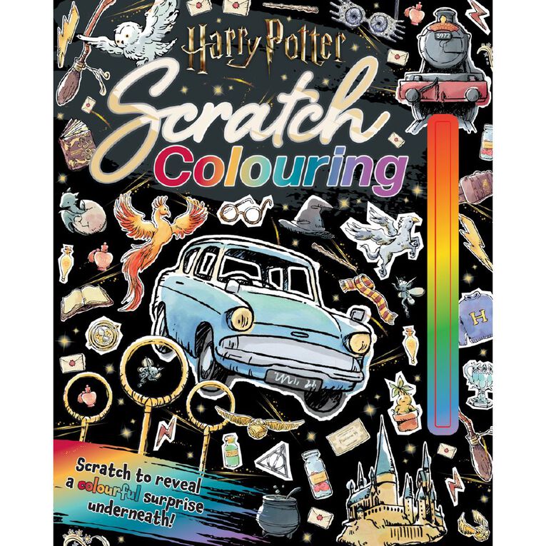 Harry Potter: Scratch Colouring, , hi-res