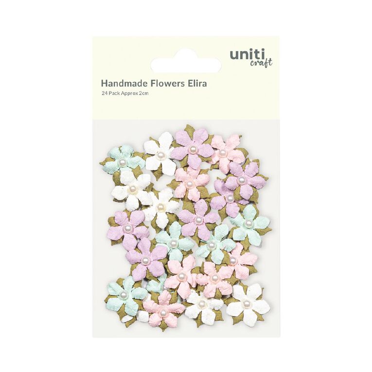 Uniti Handmade Flowers Elira 24 Piece Multi-Coloured, , hi-res