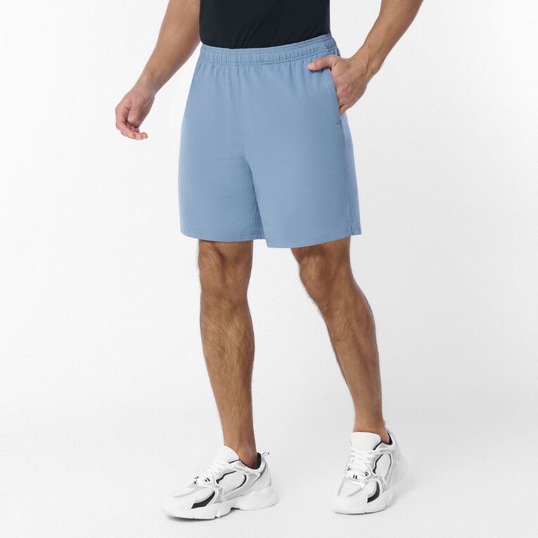 Active Intent Men's Ultra Stretch Shorts, Blue Mid, hi-res