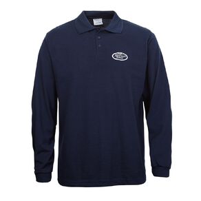 Schooltex Riverlands Long Sleeve Polo with Embroidery