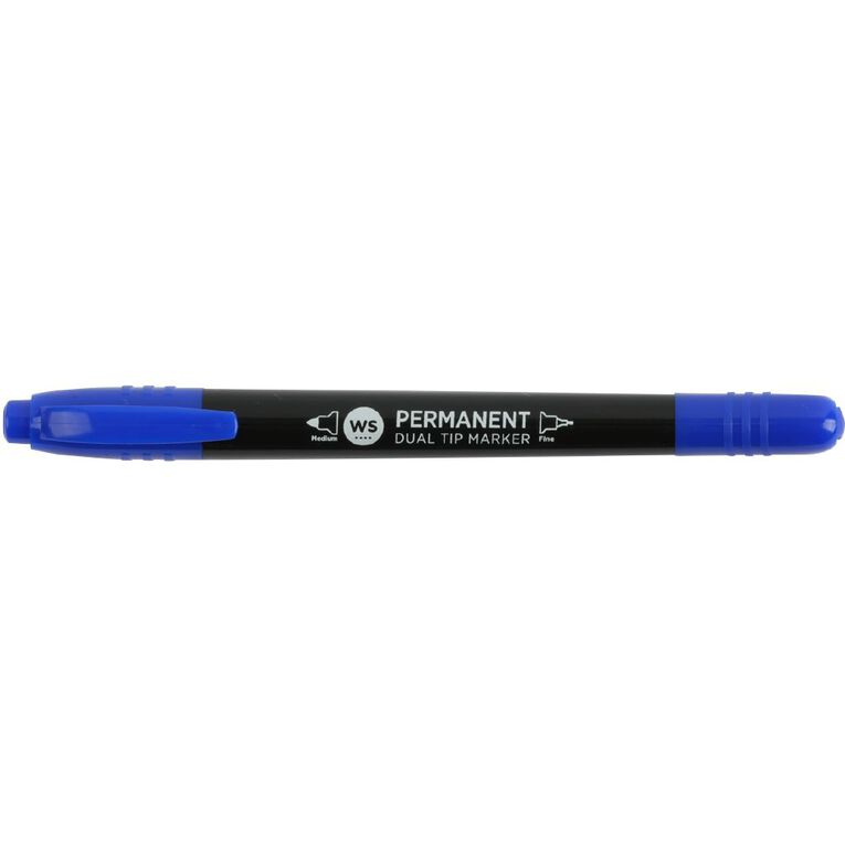 WS Permanent Marker Twin Tip 3 Pack, , hi-res