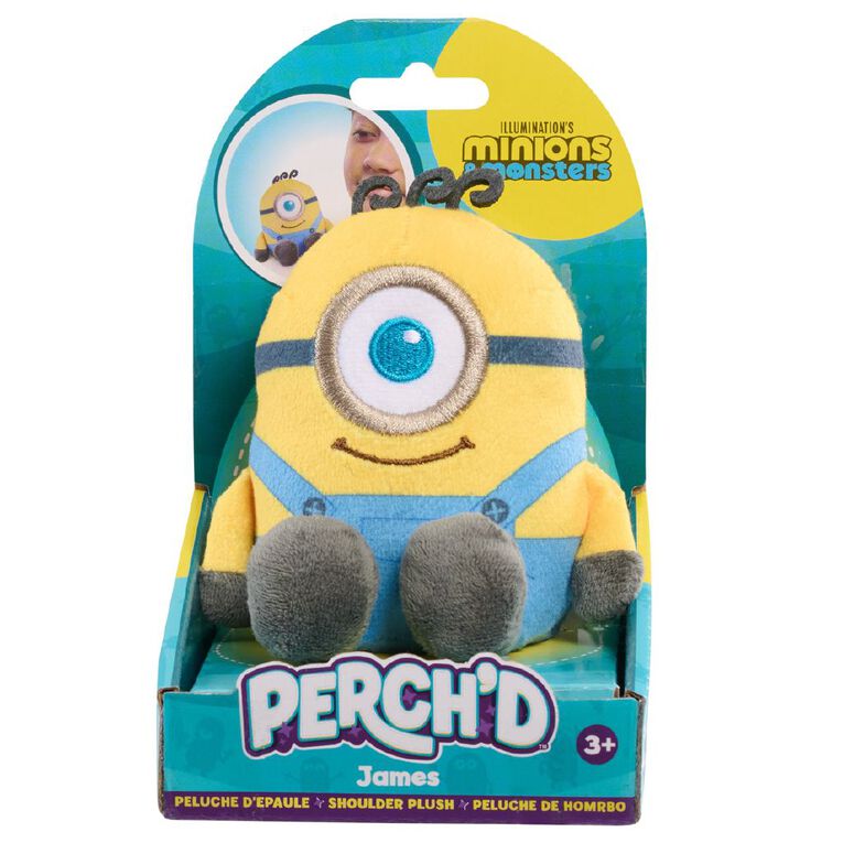Minions & Monsters Perch'd Shoulder Plush Assorted, , hi-res