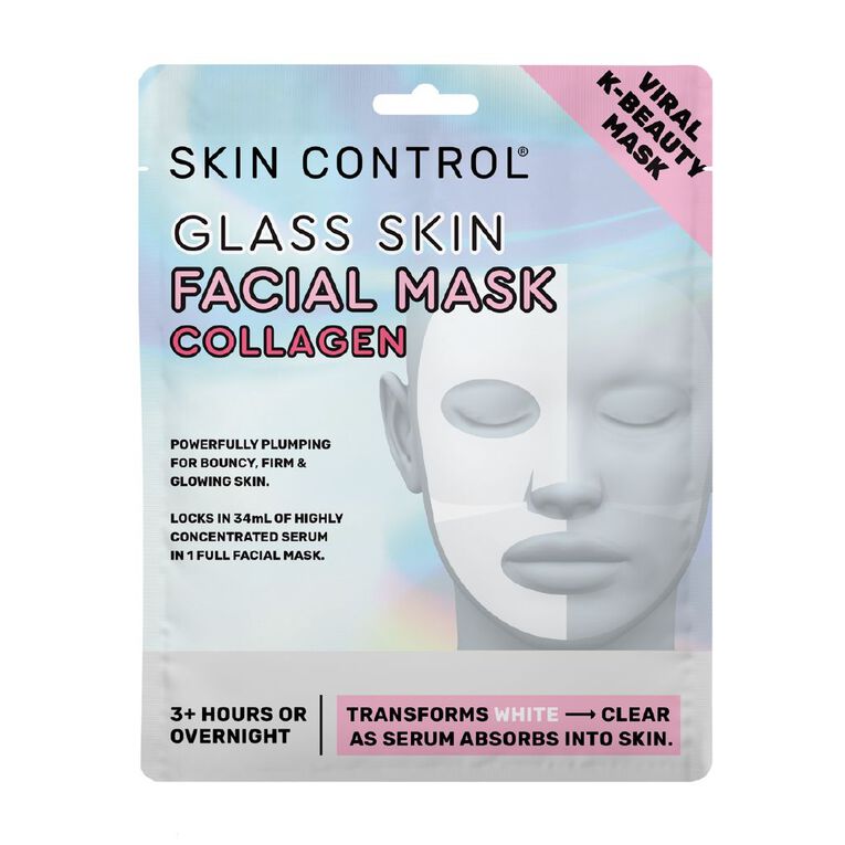 Skin Control Glass Skin Face Mask Collagen, , hi-res