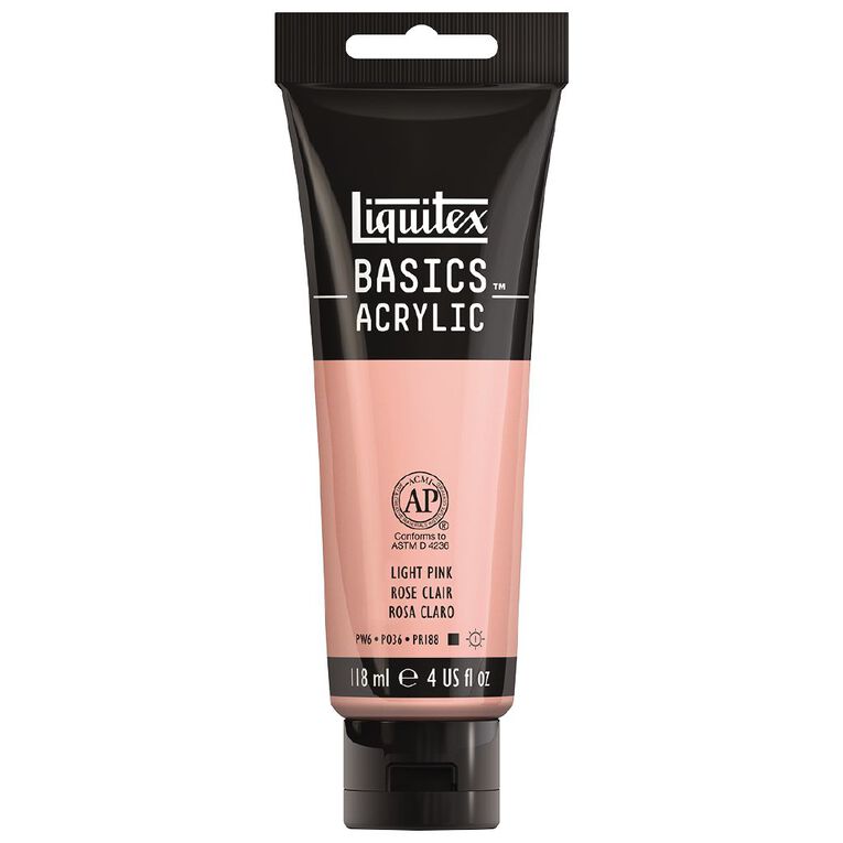 Liquitex Basics Acrylic 118ml Light Portrait Pink, , hi-res
