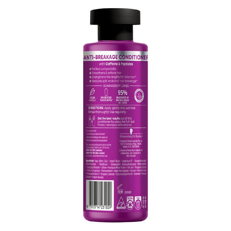 Schwarzkopf Extra Care Full Hair Protect Ant Breakage Conditioner 200ml, , hi-res
