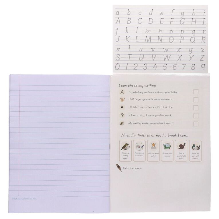 WS Literacy 2 Rua 12mm Ruled 32 Leaf Yellow, , hi-res