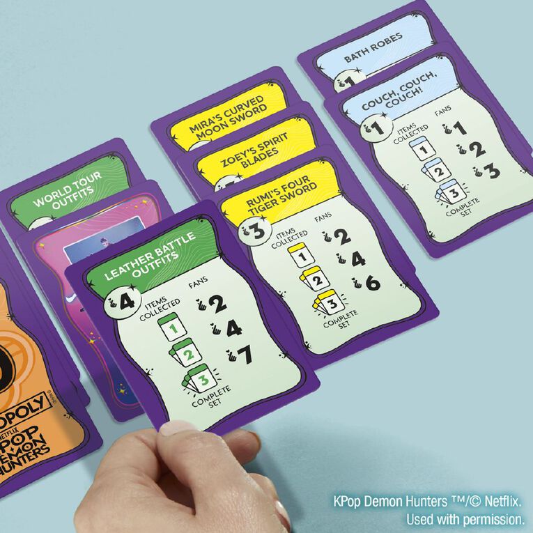 KPop Demon Hunters Monopoly Deal K-Pop Demon Hunters, , hi-res
