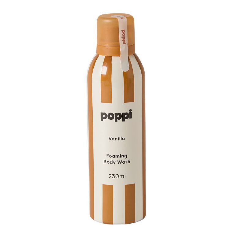Poppi Foaming Body Wash 230ml Vanilla, , hi-res