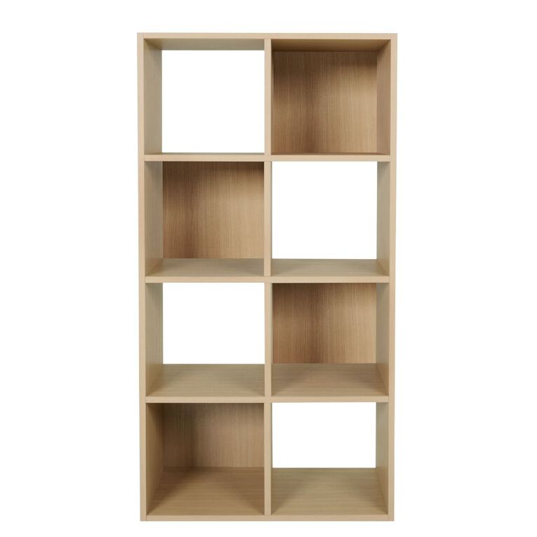 Living & Co 2 x 4 Cube Storage Oak, , hi-res