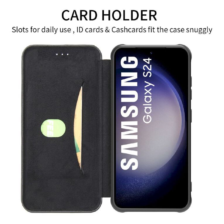 INTOUCH Samsung S24 Milano Wallet - Black, , hi-res