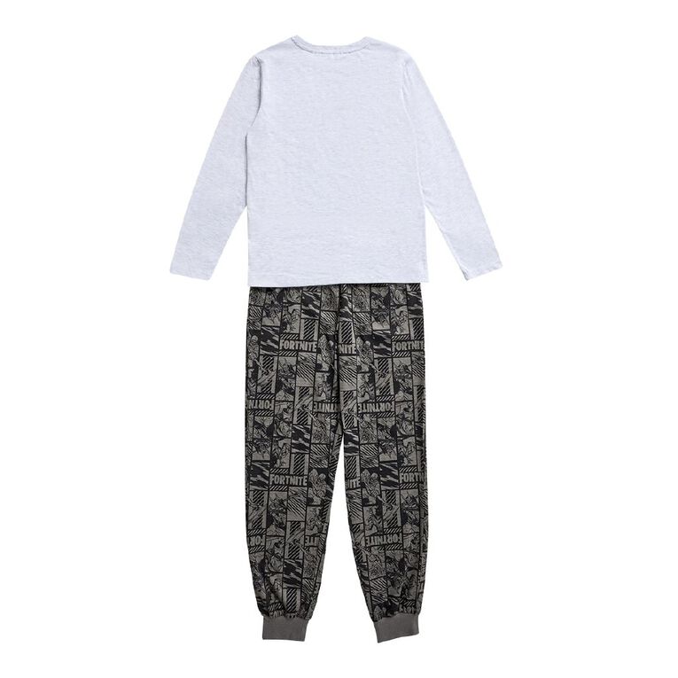 Fortnite Boys' Knit Pyjama Set, Grey Light, hi-res