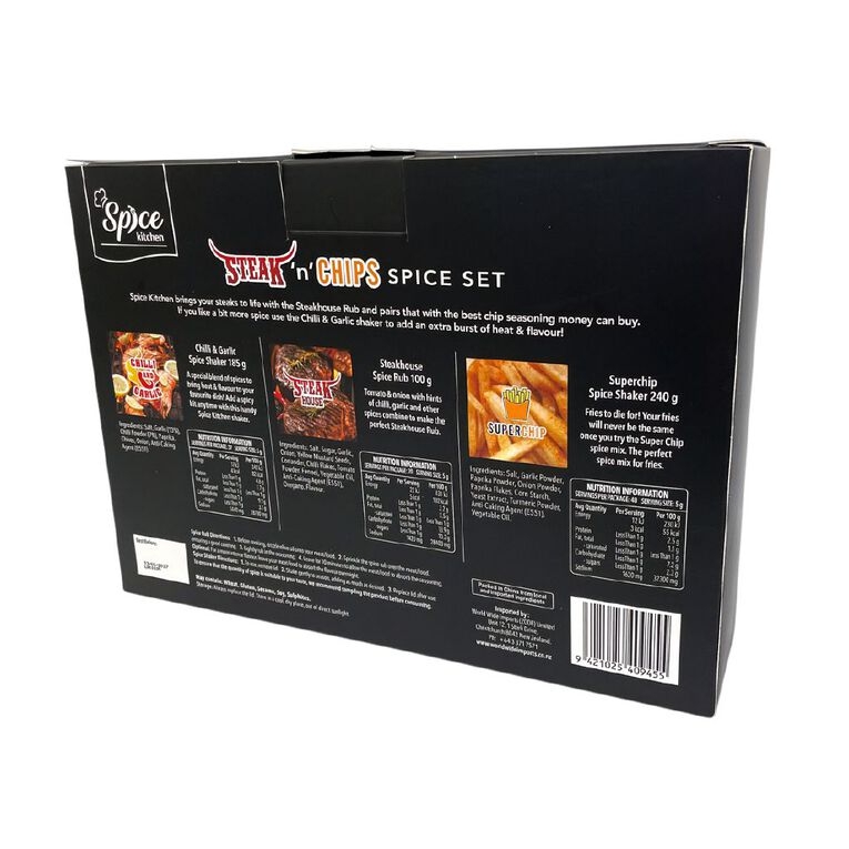 Steak and Chips Spice Set 525g, , hi-res