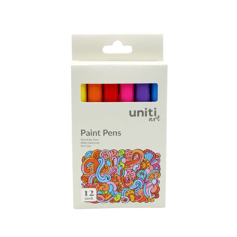 Uniti Paint Pens 12 Pack, , hi-res