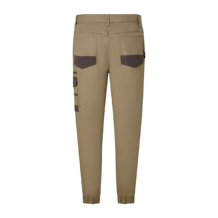 Rivet Men's Cuffed Jogger, Tan, hi-res
