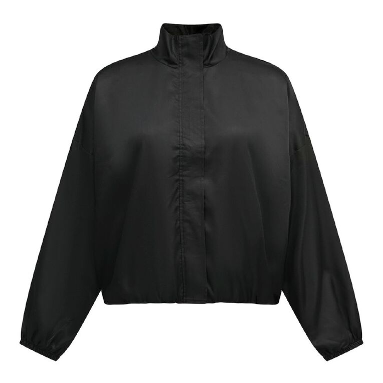 BRDRLESS Faye Windbreaker Jacket, Black, hi-res