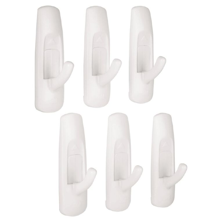 Command Hooks Value Pack Medium White The Warehouse