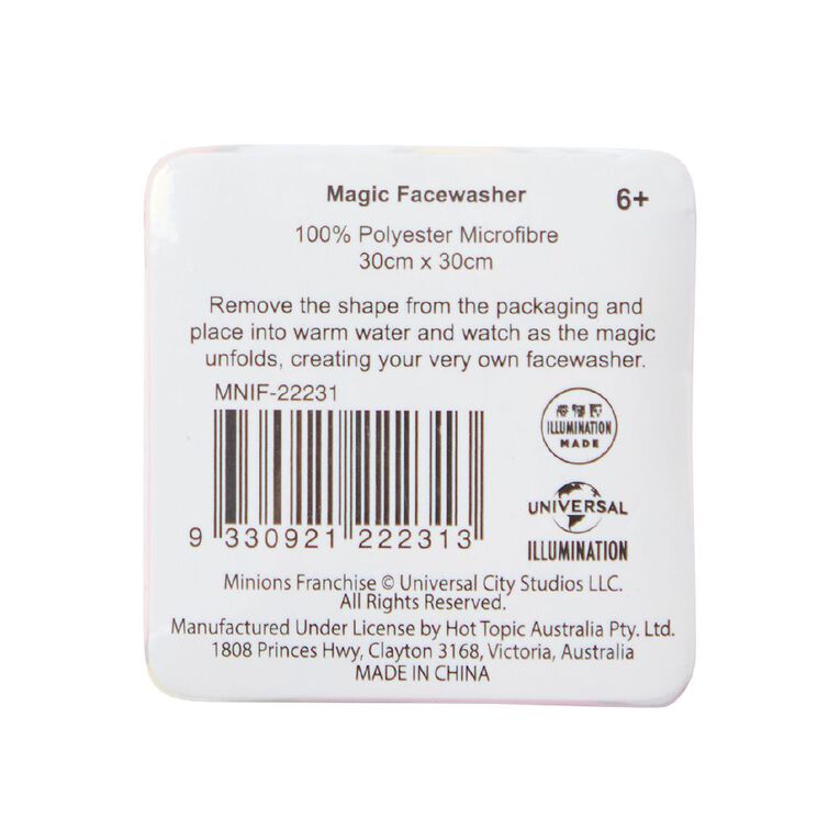 Minions Magic Facewasher, , hi-res