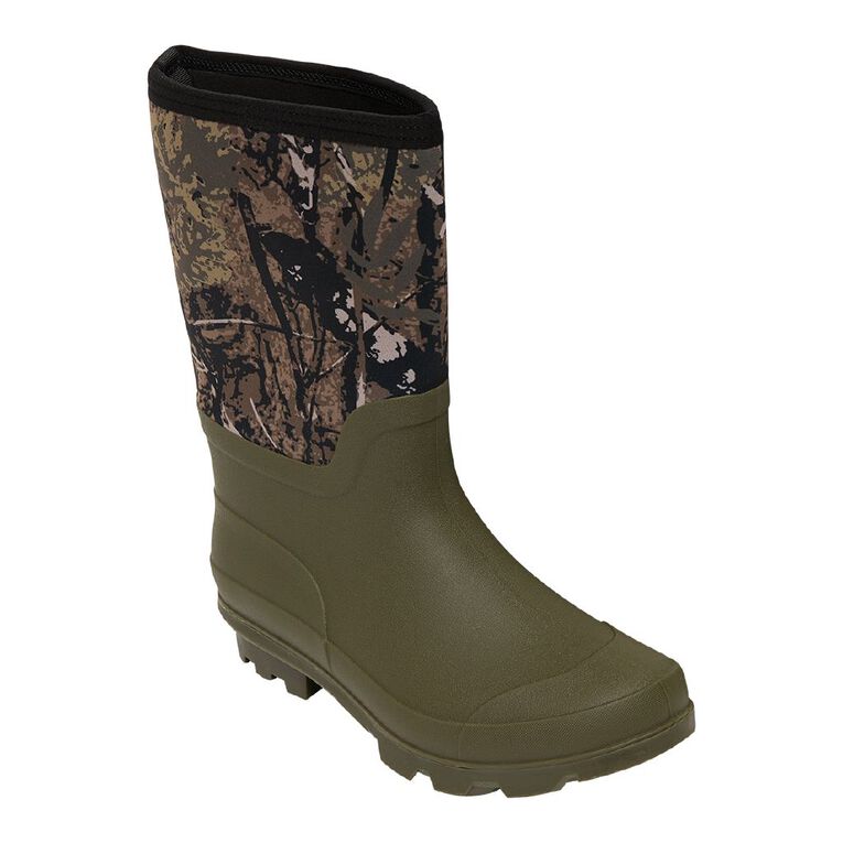 Back Country Men's Neoprene Gumboots, Khaki, hi-res