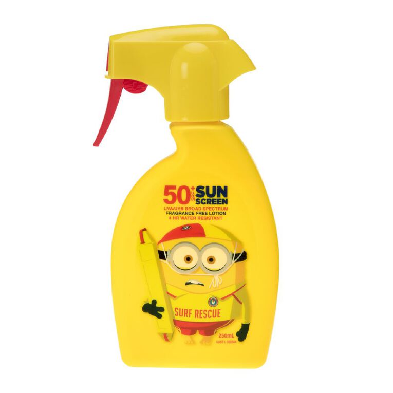 Surf Life Saving Minions SPF 50+ Spray 250ml, , hi-res