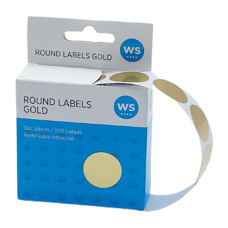 WS Dot Stickers Dispenser 24mm Diameter, , hi-res