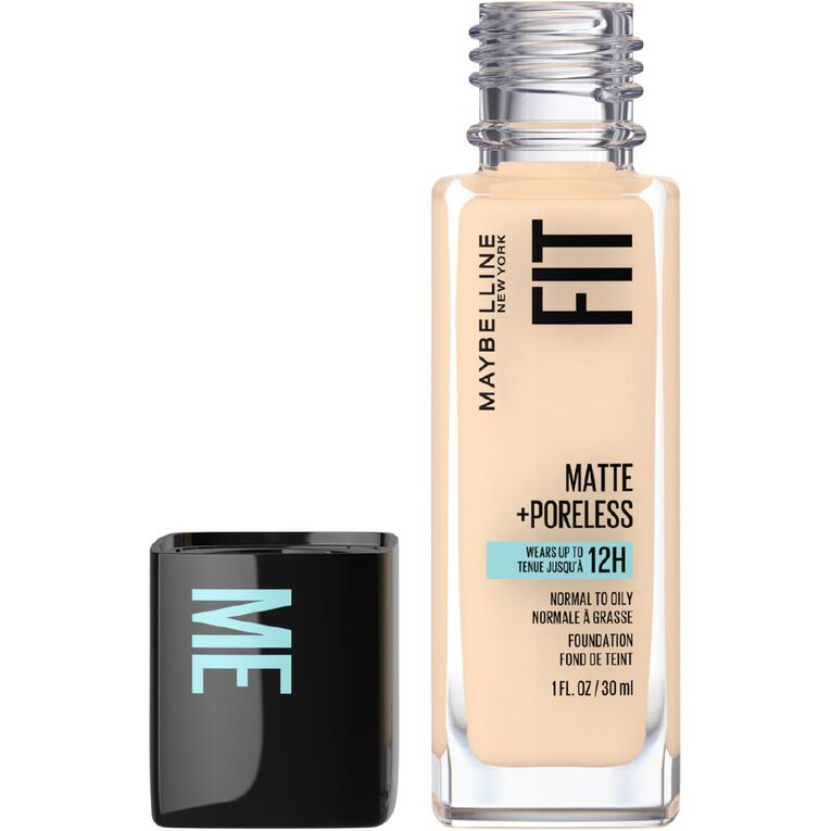 Maybelline Fit Me Matte And Poreless Light Beige Foundation, , hi-res