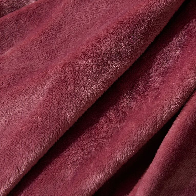 Living & Co Throw Plush Pink 127cm x 152cm, , hi-res