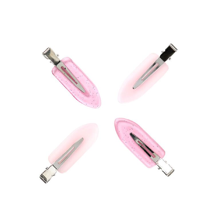 Poppi Make Up Clips Pink 4 Pack, , hi-res