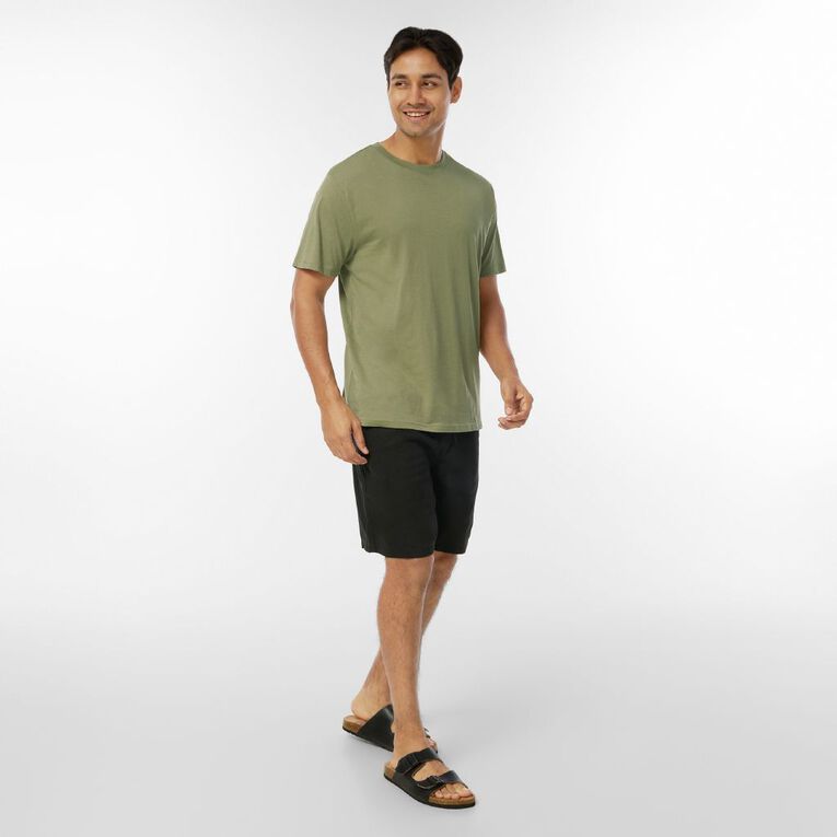 H&H Men's Regular Fit Crew Neck Tee, Green Light, hi-res