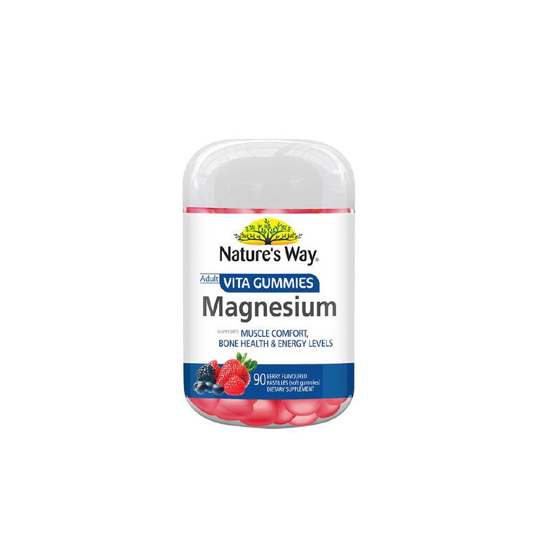 Nature's Way Adult Vita Gummies Magnesium 90 The Warehouse